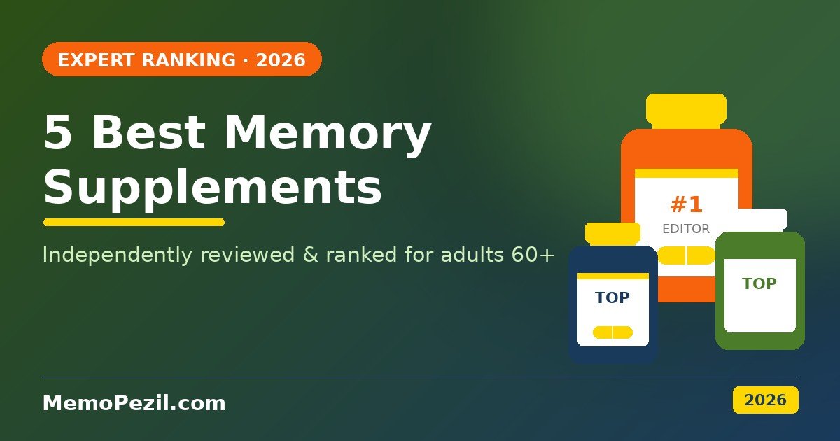 The 5 best memory supplements in 2026 ranked by experts for adults over 60