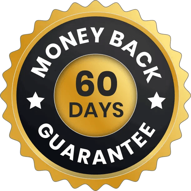 MemoPezil 60-day money-back guarantee seal